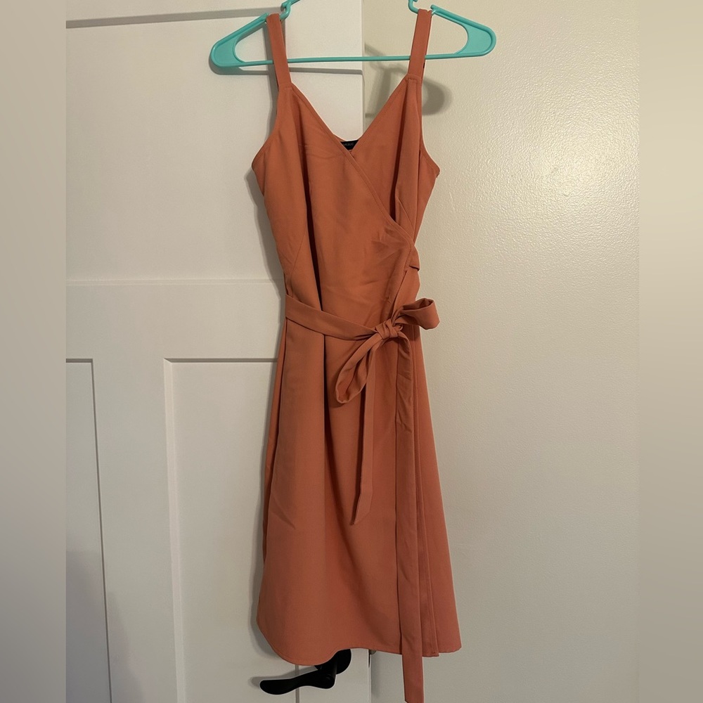 Pink Banana Republic Wrap Dress
